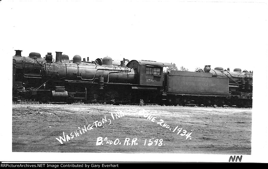 Baltimore & Ohio 2-8-0 #1598